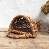 Rattan wall basket
