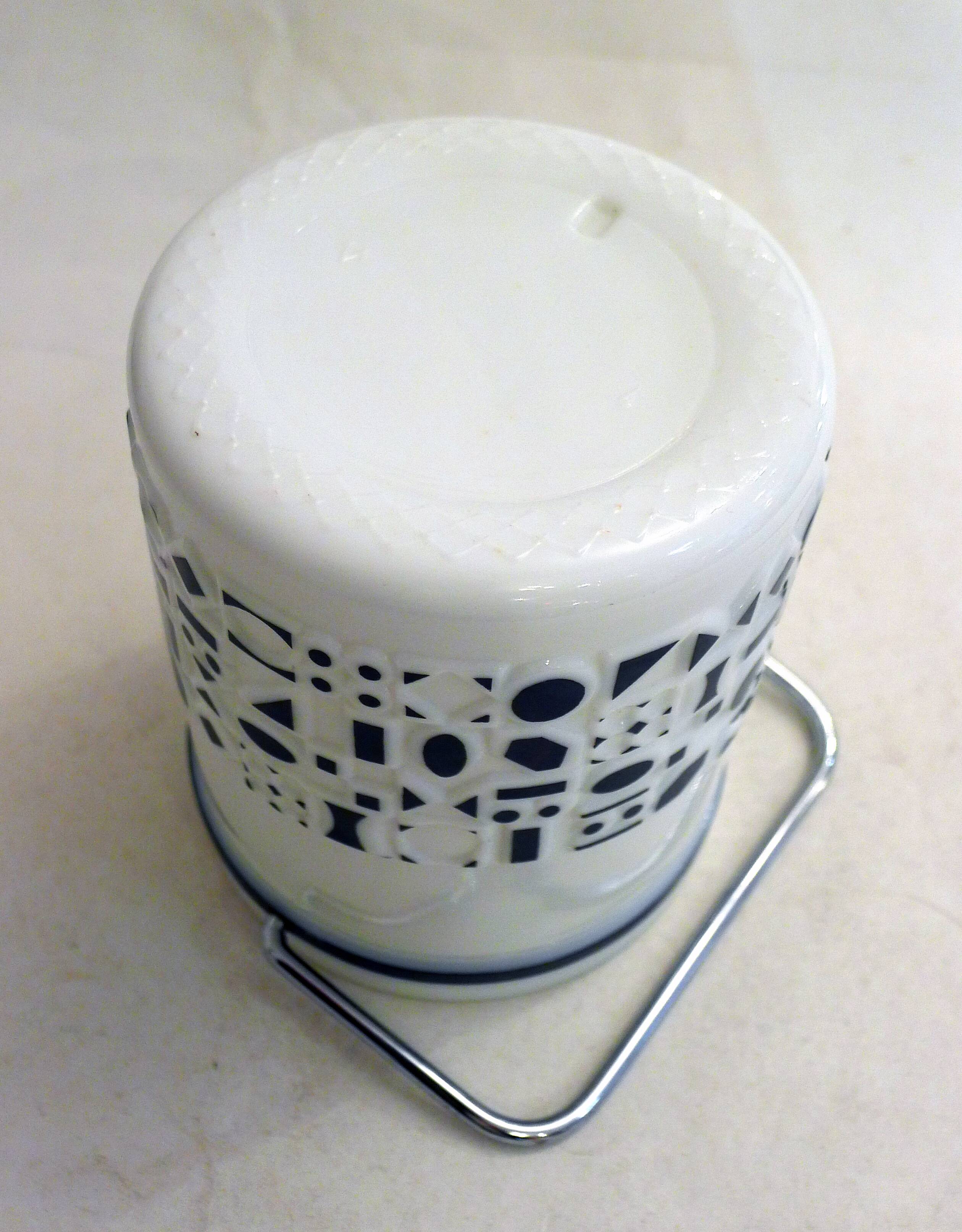 Opaline ice bucket 1960s