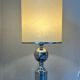 Lampe en métal chromé années 1970