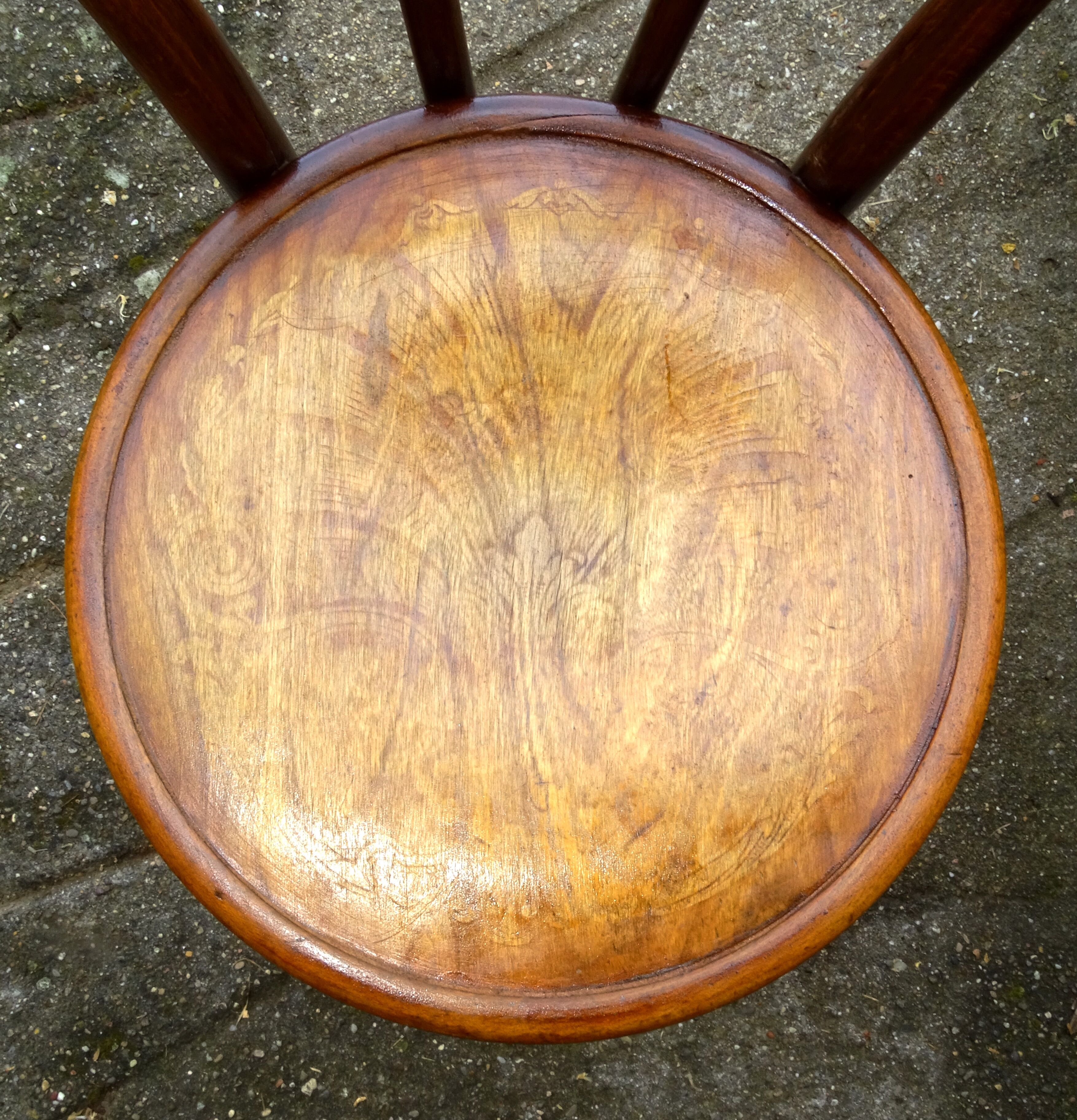 Bistro chair n°18 1/2 by Ungvar - 1900 -