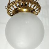 Lámpara de techo de latón. España,1950s.
