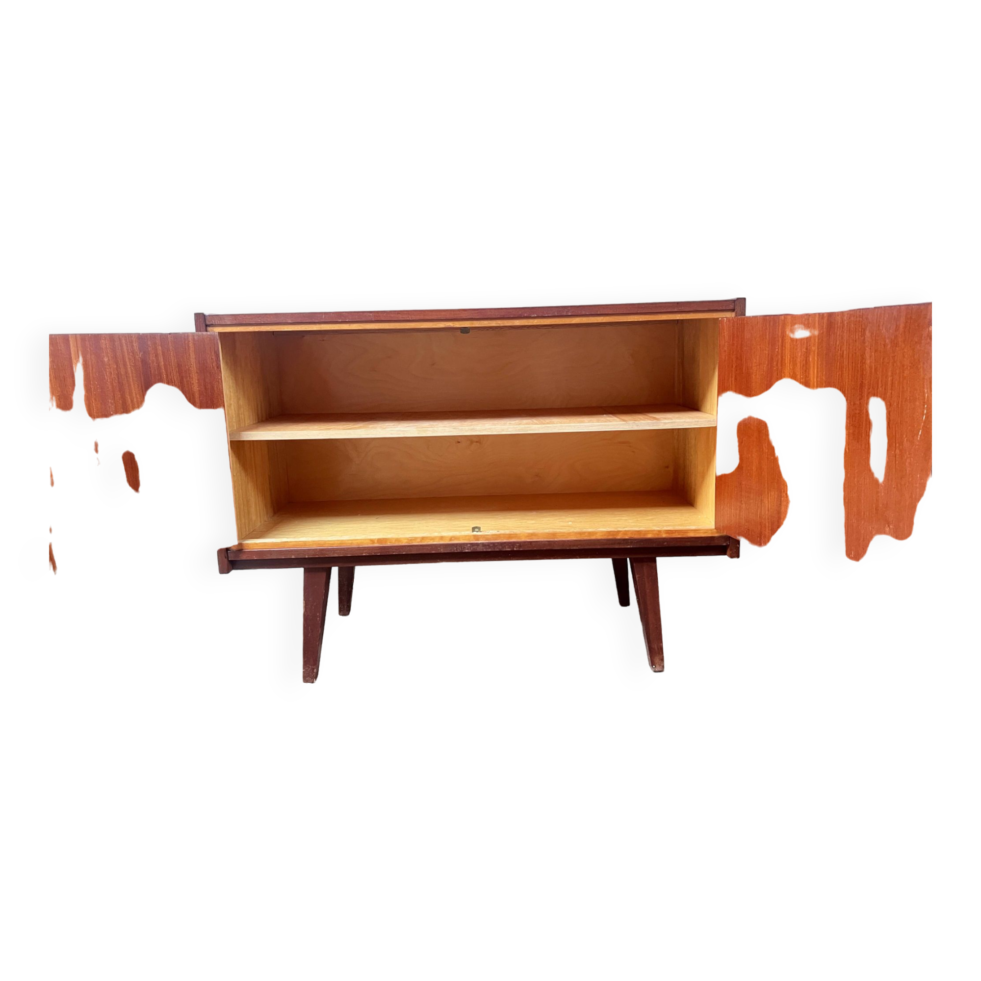  enfilade vintage pieds compas 1960