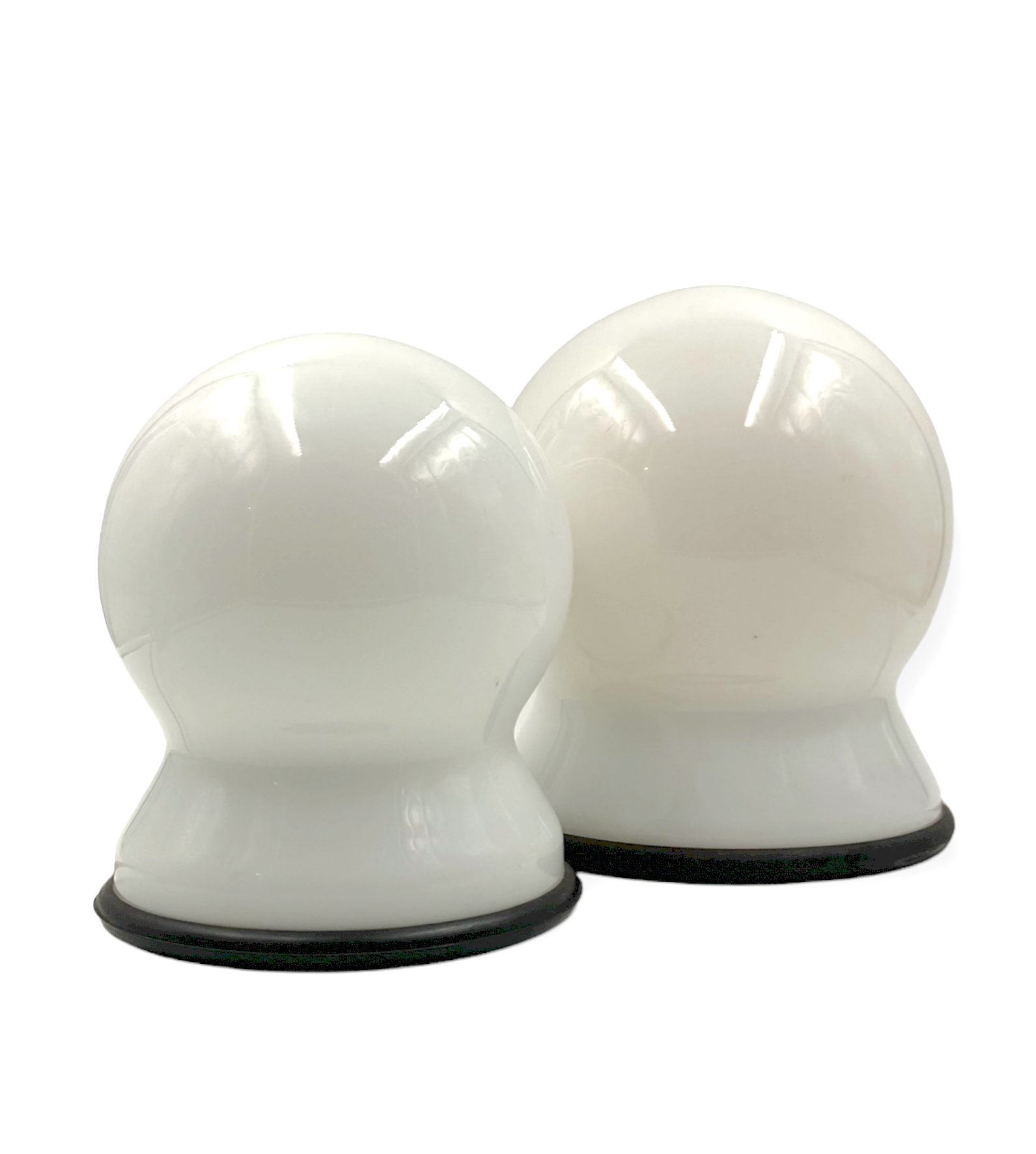 Sergio Asti, Set of 2 "Scafandro" Table Lamps, Candle, Italy 1970s