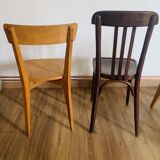 Set of 4 mismatched chairs