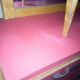Sideboard in formica red