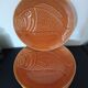 Ceramic fish plates from Saint Amand
