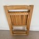 Wooden folding chair