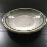 Hollow stoneware dish