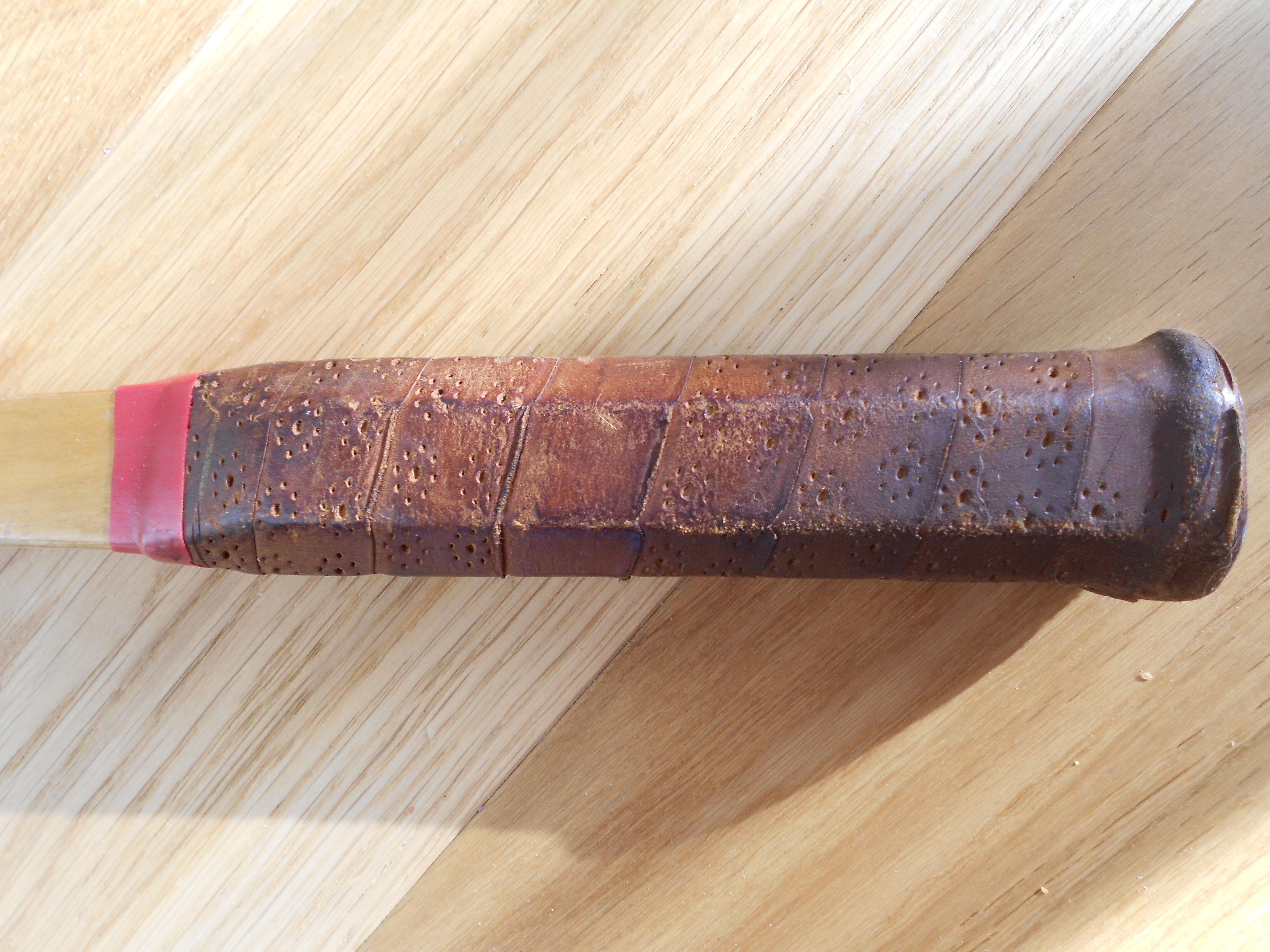 Wooden Gauthier tennis racket with its cover