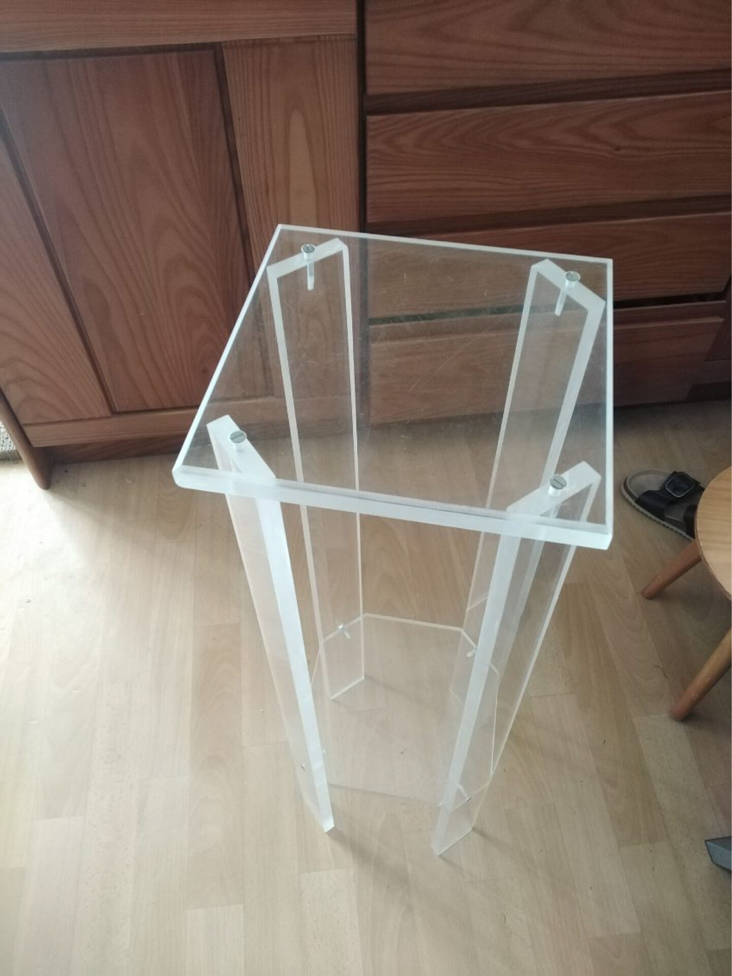 Console plexiglass