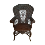Peacock-style Rotin Chair