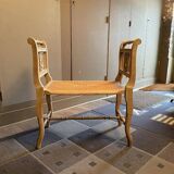 Caned bench "corridor" or piano.