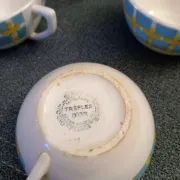 Lot de 4 tasses Trèfles d'or