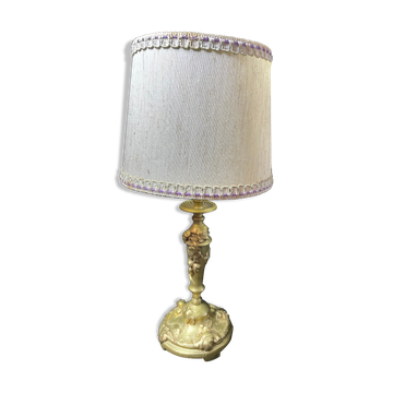 Gilded bronze table lamp signed A. Marionnet