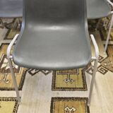 Lot of 10 Helmut Starke chairs from the 1970s