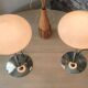 Paire de lampes italienne 1980