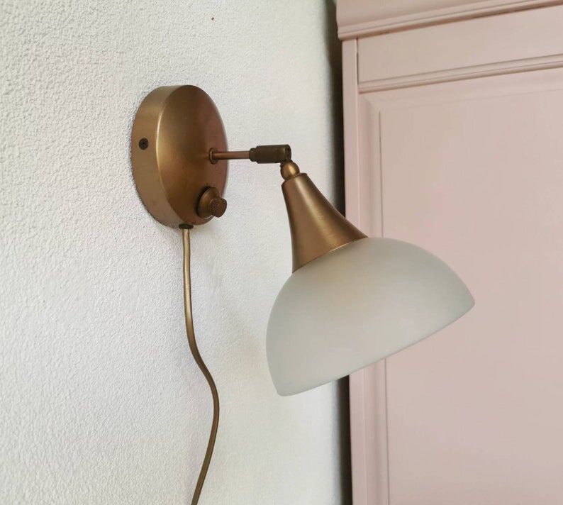 Golden Steinhauer wall lamp, 1980