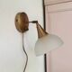 Golden Steinhauer wall lamp, 1980