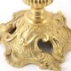 Pair of candelabra, in Louis XV style, in gilded bronze.
