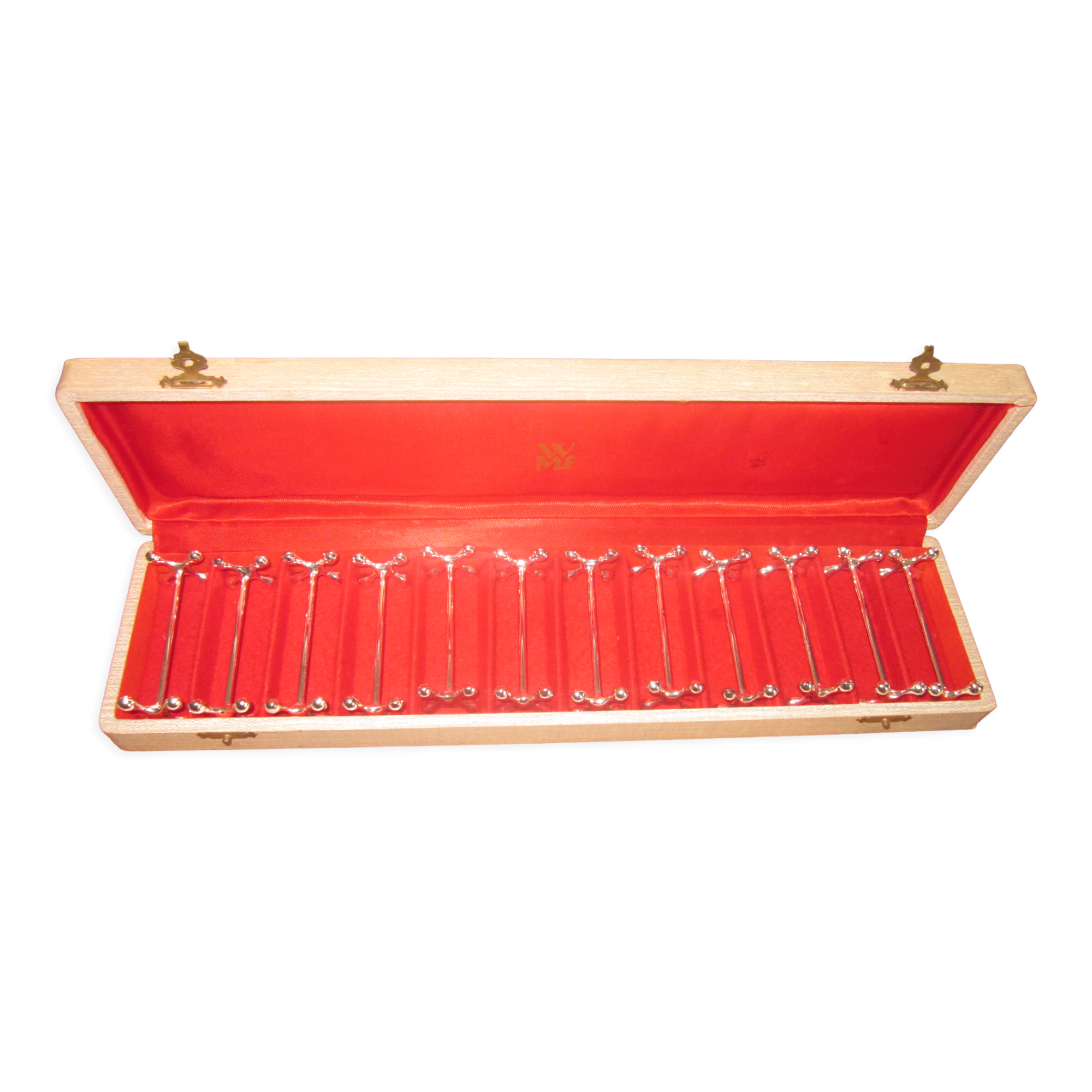 12 silver metal knife holder wmf