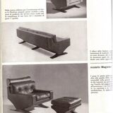 Set of Italian Armchairs by Franz Sartori for Flexform, 1965