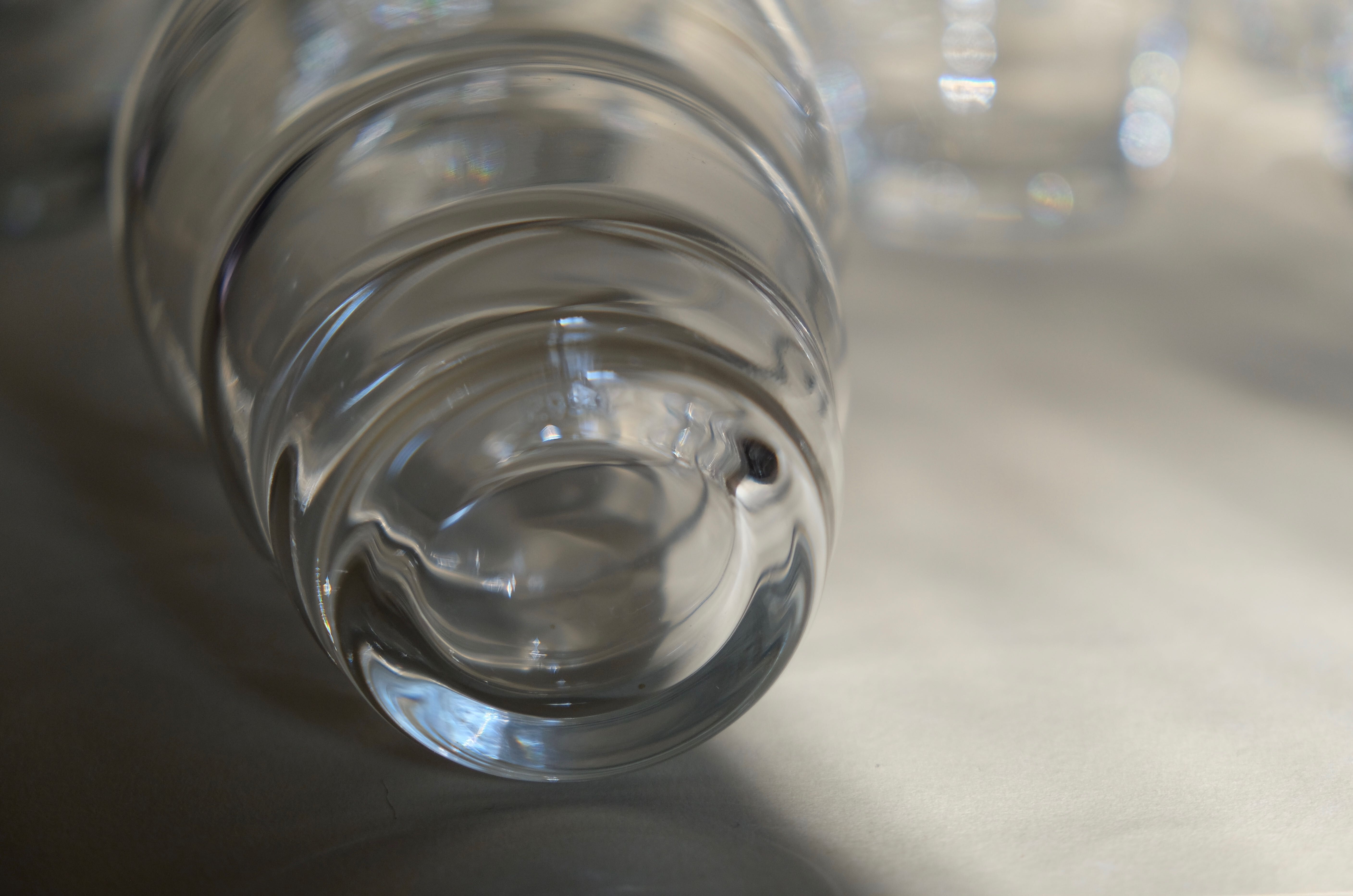 Ensemble de 12 verres à eau gobelets anciens soufflés bouche