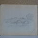Dessin au crayon campagne anglaise vers 1910