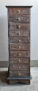 Column with workshop drawers, wooden, vintage, 50s