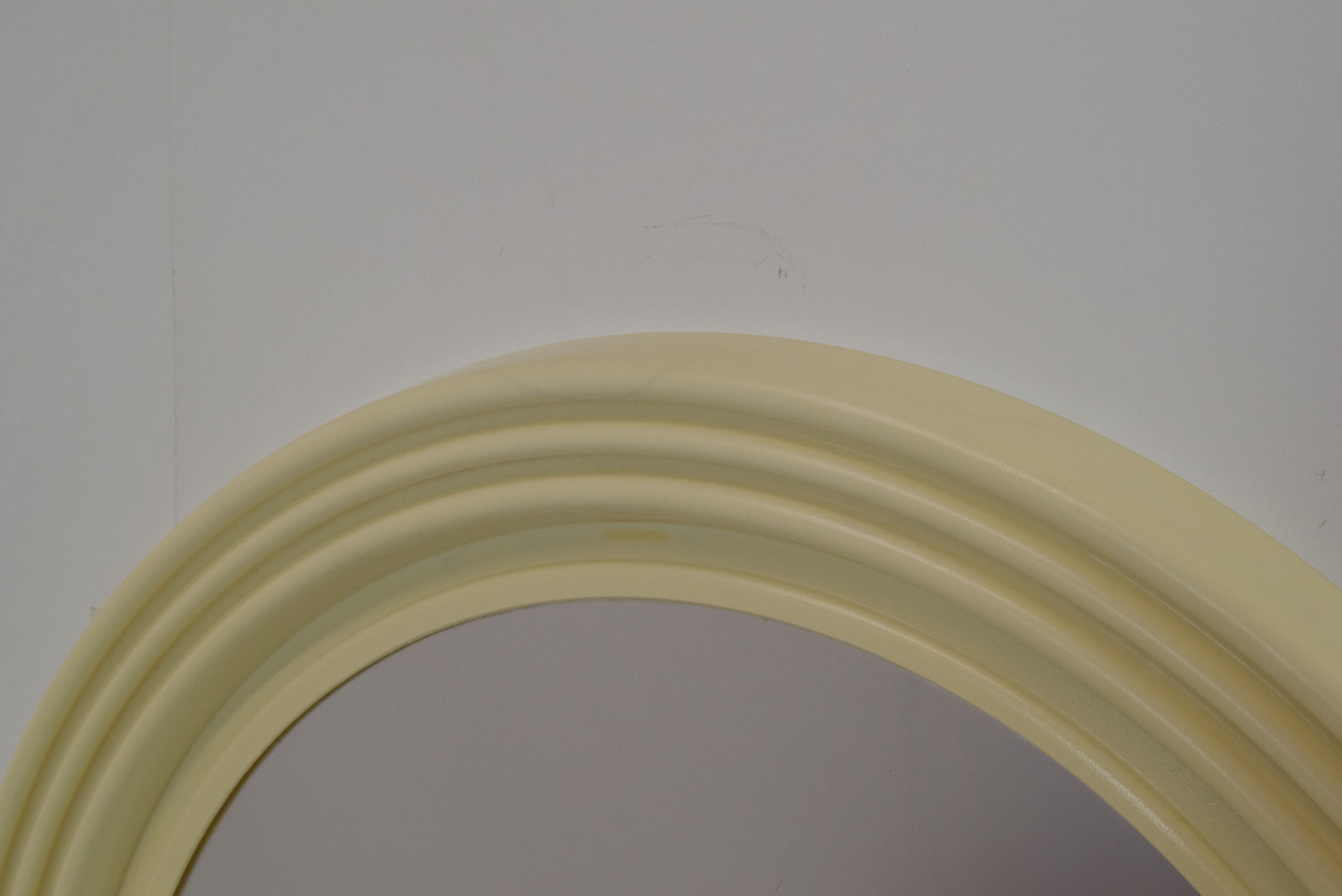 Mid-century wall round mirror,1960's.