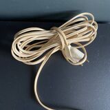 Lampe en cristal Vannes France -Pied sculpté avec étiquette d'origine