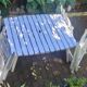 70s wooden garden furniture