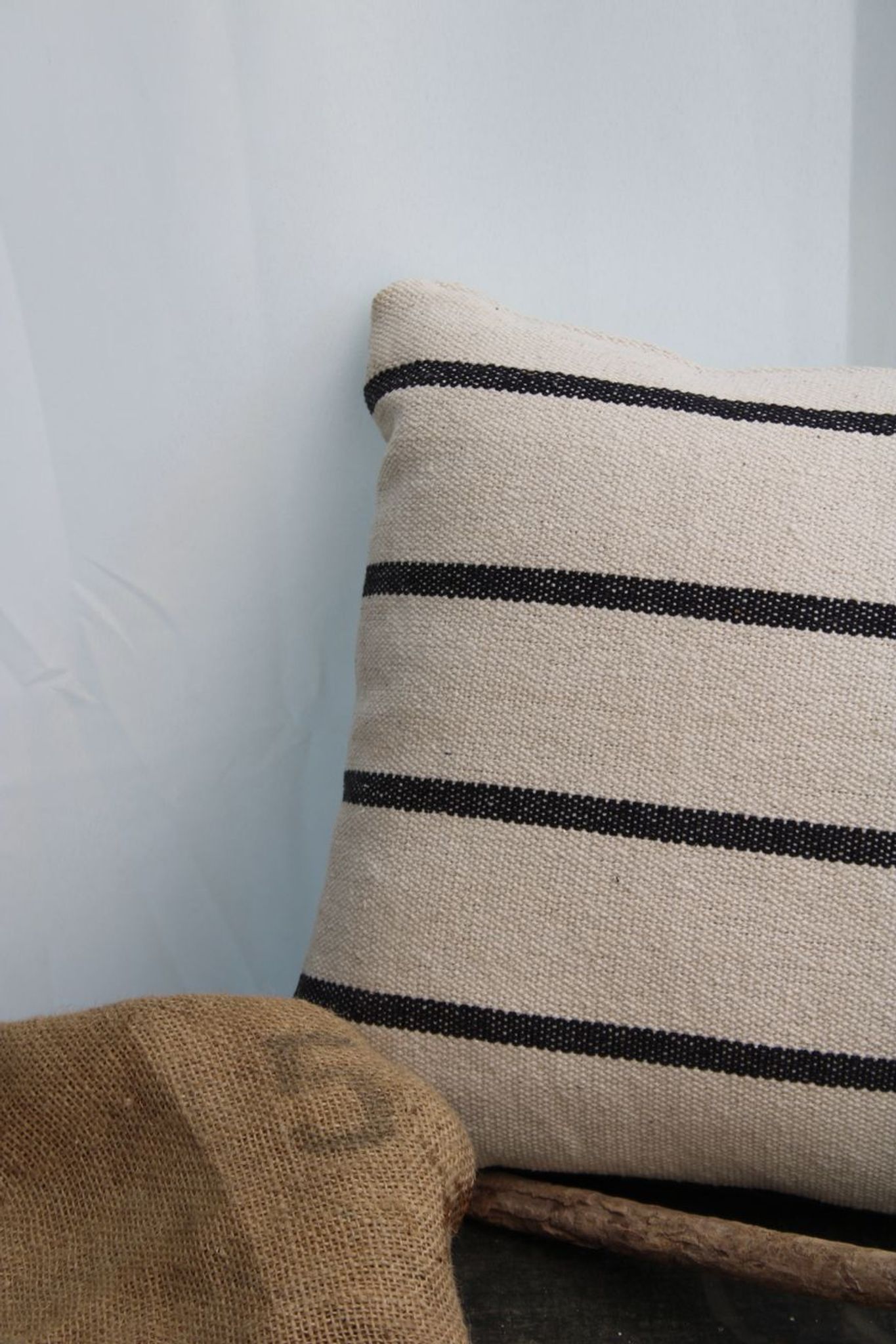 Striped cushion