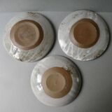 3 plates or small dishes in stoneware Chantal and Thierry Robert