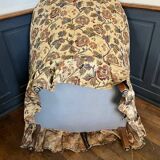 Armchair with pouf, cozy