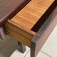 Table with three integrated drawers, 1960s.