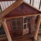 Victorian wooden birdcage