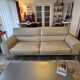 3-seater sofa by Roche Bobois in grey leather.