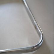 Lot of 2 chrome metal chairs by Gastone Rinaldi.