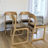 4 Baumann "Sleigh" chairs