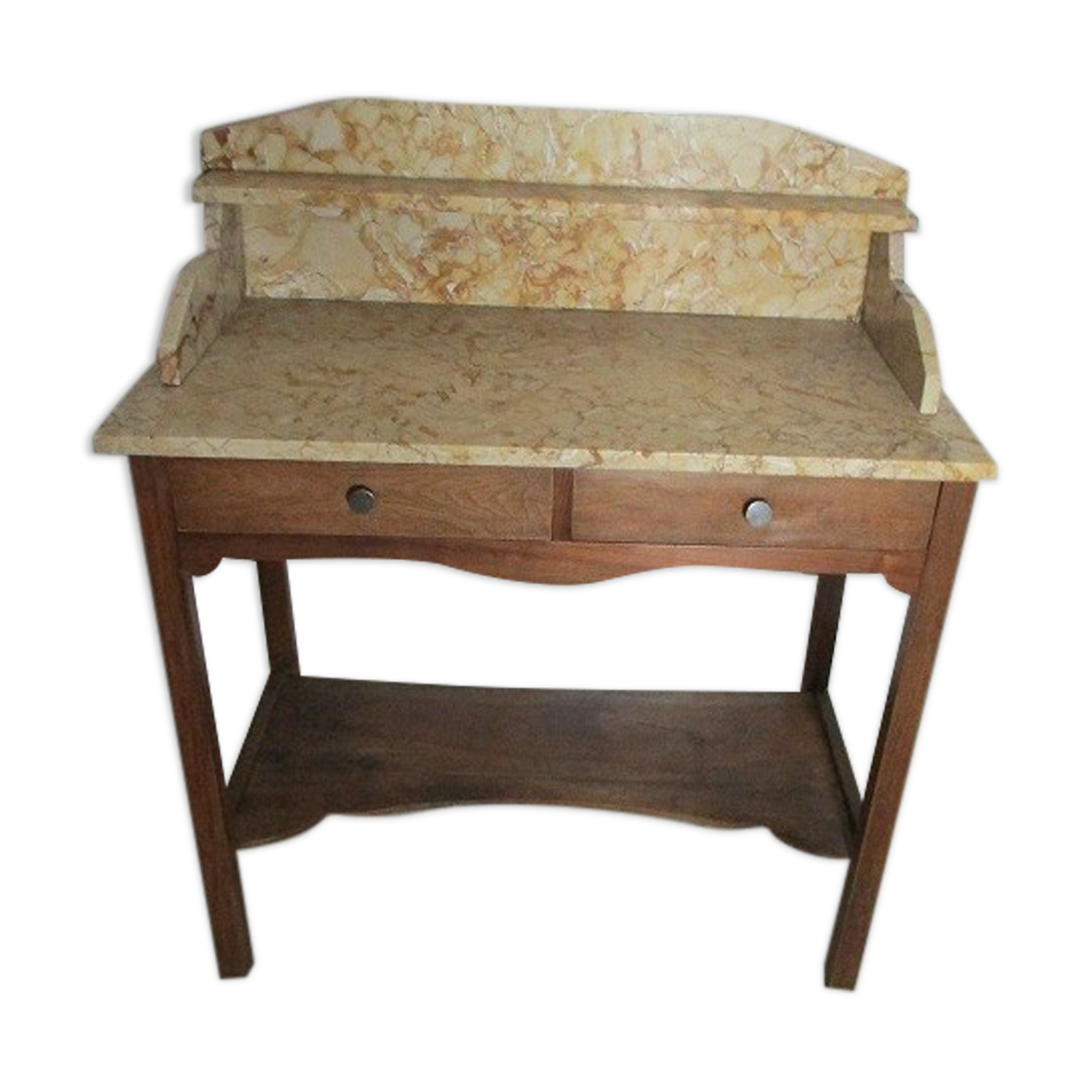 Old dressing table early 20th in walnut