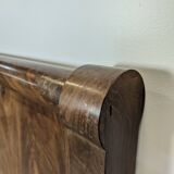 Restoration period daybed in flamed mahogany