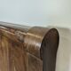 Restoration period daybed in flamed mahogany