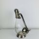 Silver-plated wine carafe jug, duck