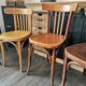 Series of 6 mismatched bistro chairs Mahieu and Luterma
