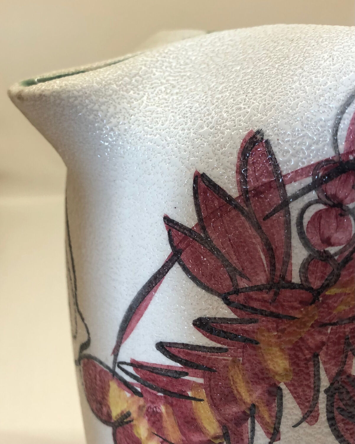 Spanish sangria pitcher with lobster decoration