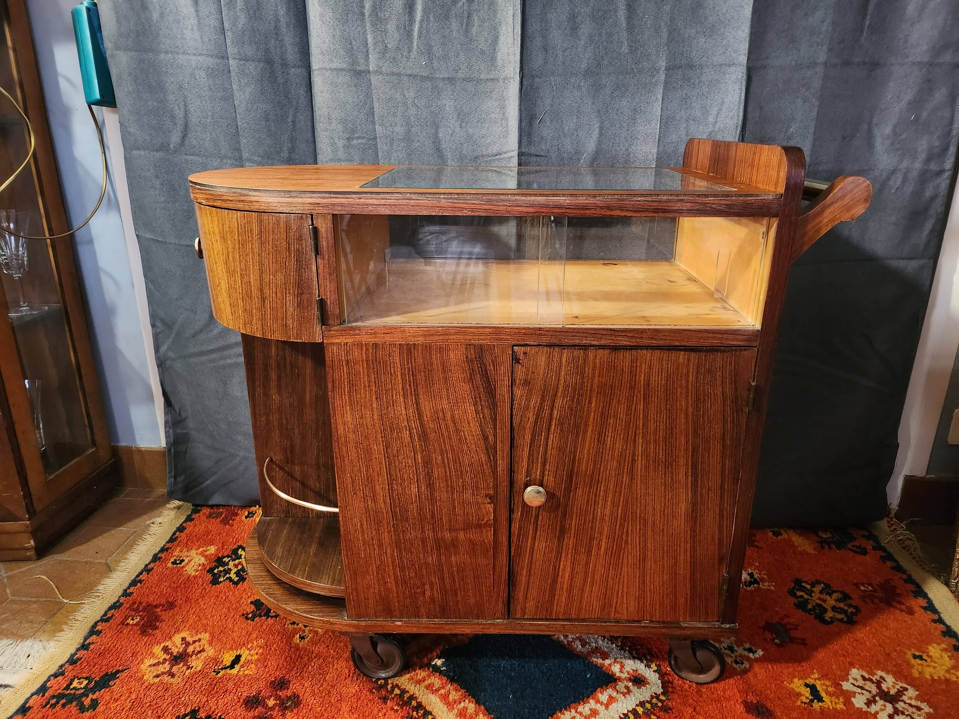 Art Deco trolley bar 1930s.