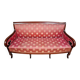 Canapé / Banquette d'époque Restauration / Empire en acajou.