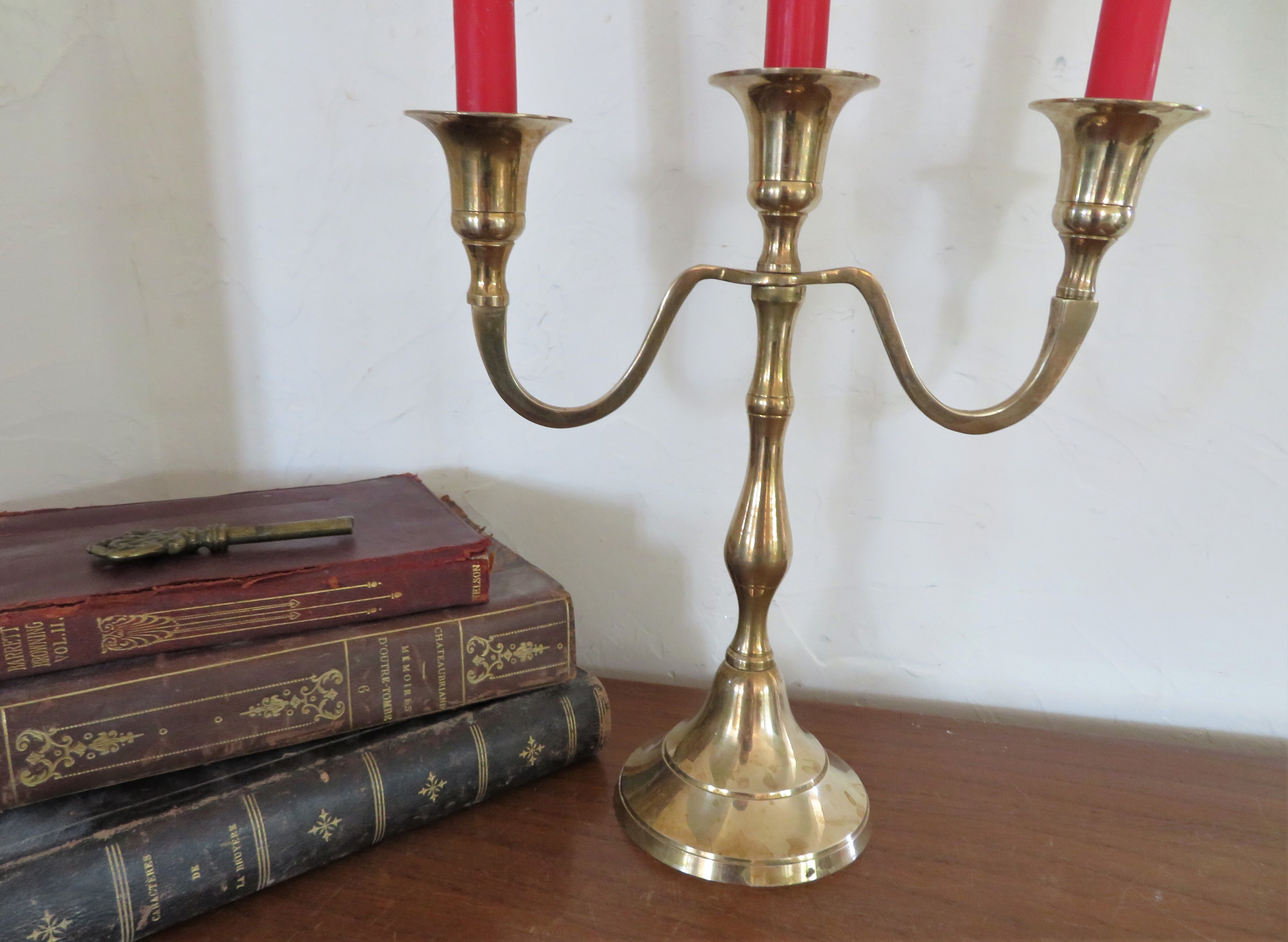Vintage brass candlestick