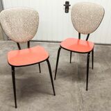 Pair of restored formica chairs 70