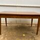 Solid oak dining farmhouse table with 2 drawers 1950 135x75x72cm
